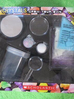Scholastic Crystal Kit and Book - NEW